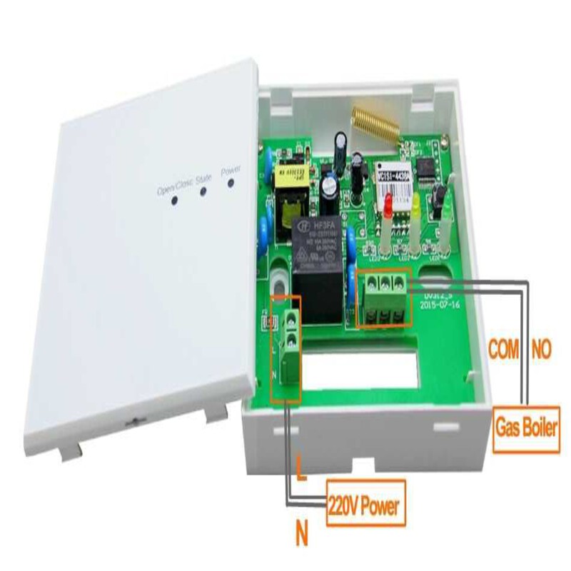 Termostat smart wireless BEOK BOT306RF-WiFi incalzire gas Termostat smart wireless BEOK BOT306RF-WiFi incalzire gas